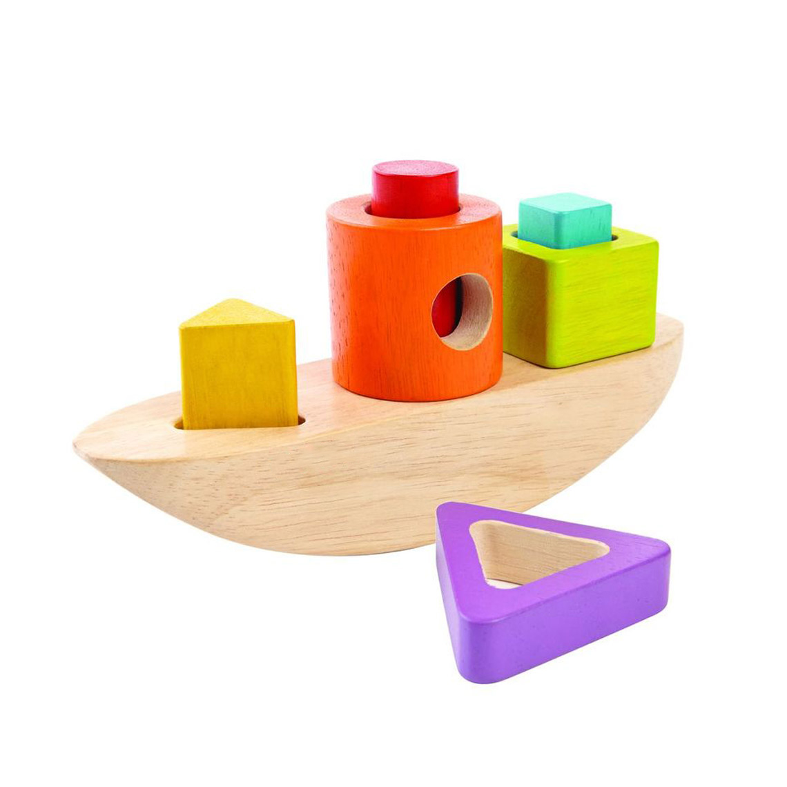 Kreativa Shape Sorters Boat Sorter gioco incastri barca legno