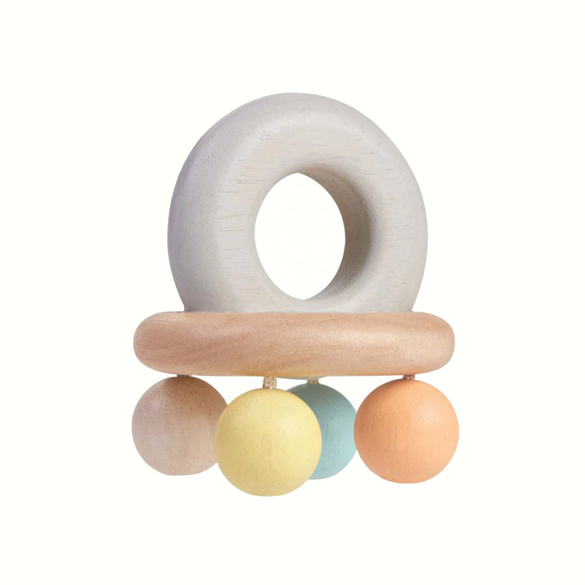 Kreativa Wooden Rattles Rattle Bell sonaglio legno campanella