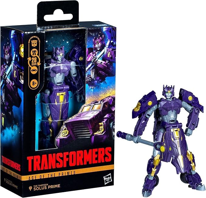 Transformers Age of Primes Solus Prime Deluxe action figure 14 cm