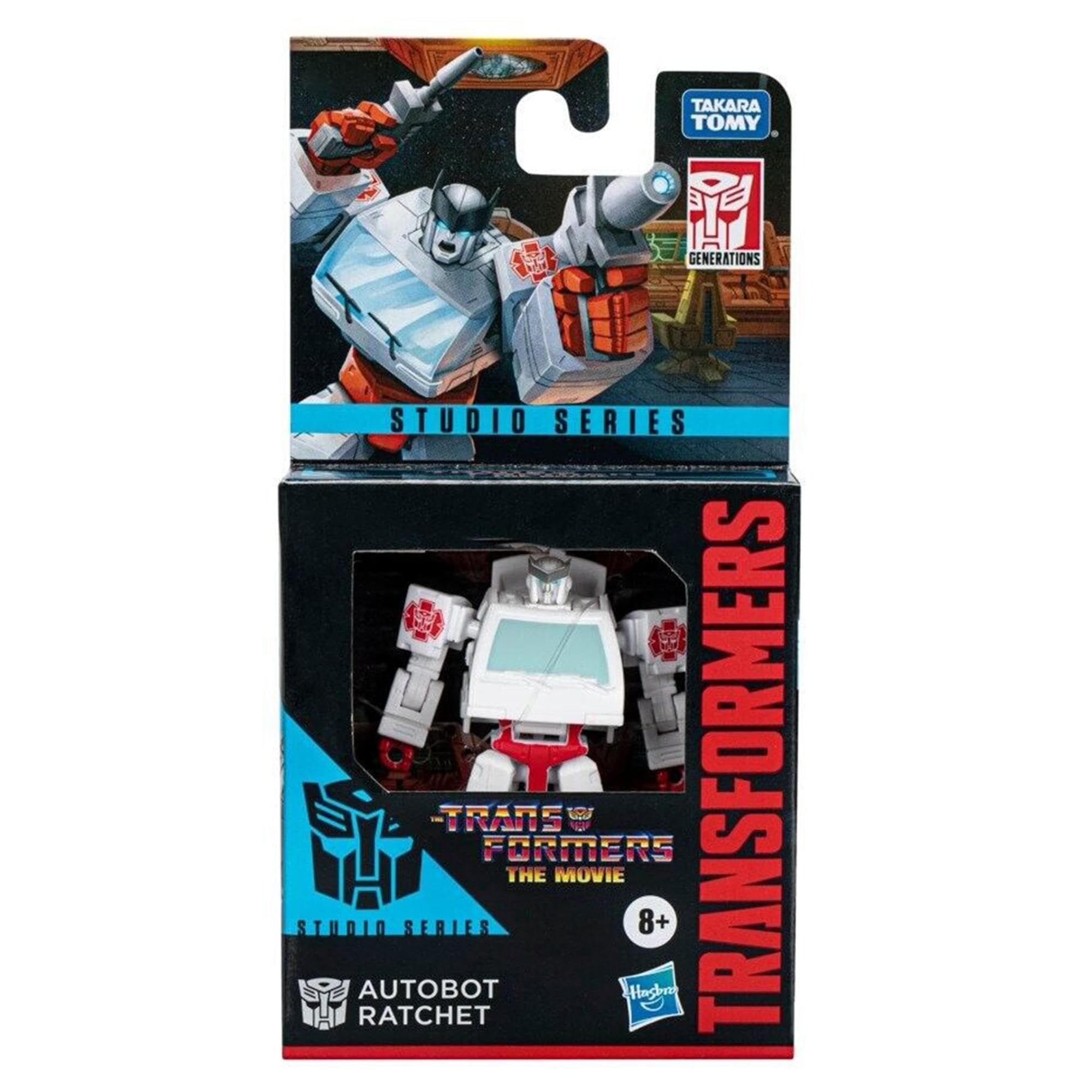 Transformers Studio Series Ratchet Core action figure 8,5 cm ambulanza