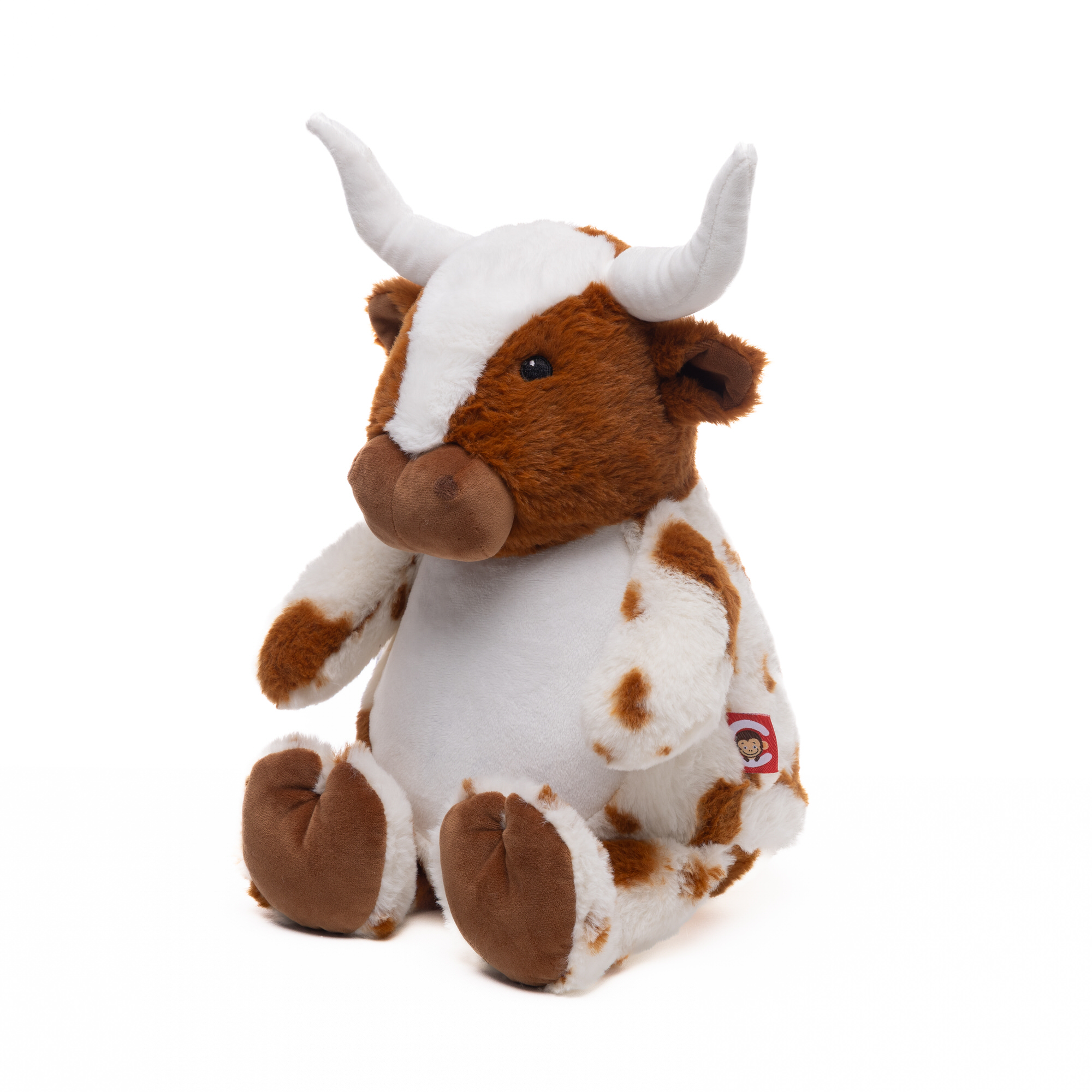 Cubbies Teddies Texas Longhorn peluche toro con zip