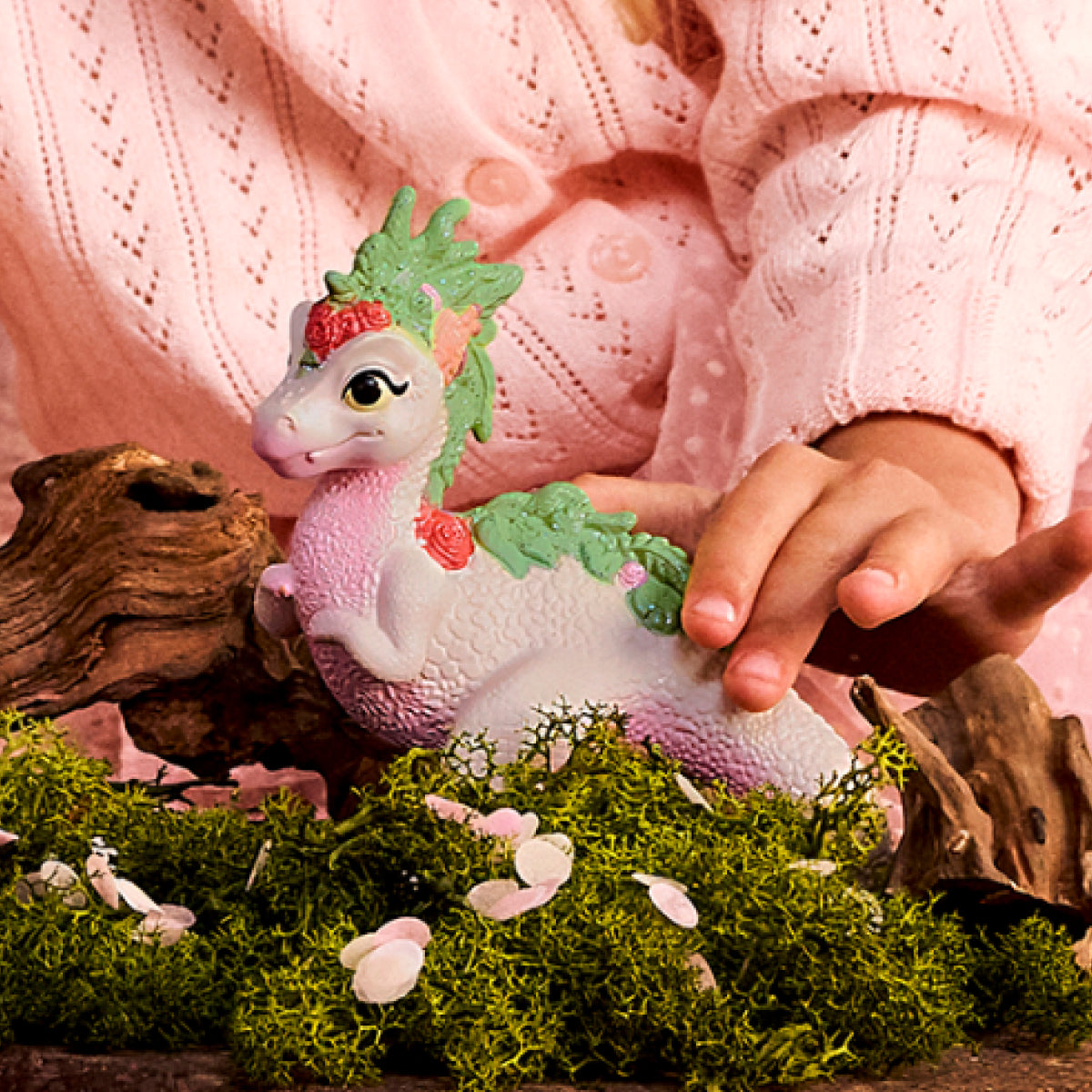 Schleich Dinosaurs Dinosauro Magico 70849 figure fiori Bayala