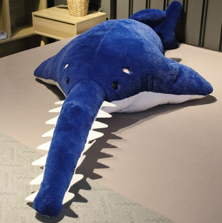 ToyalFriends Ocean Friends squalo peluche 55cm grigio denti grandi