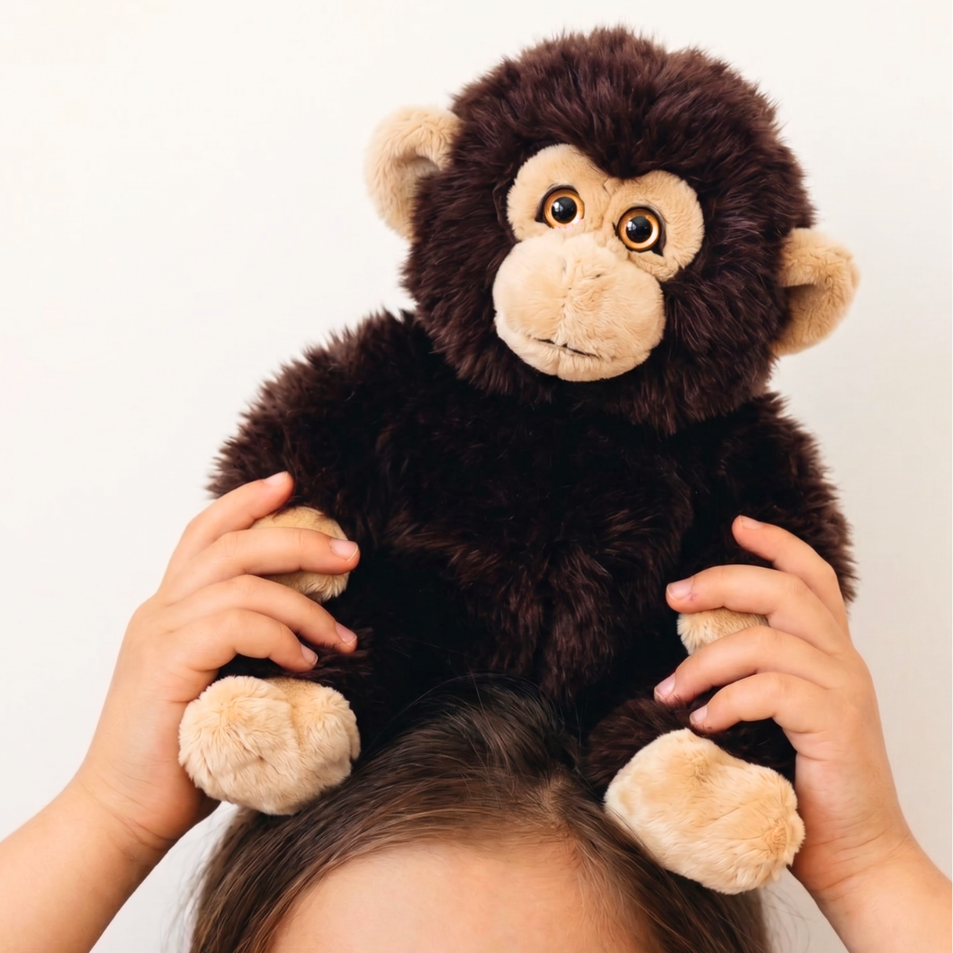 La Pelucherie Jungle Scimmia Marcel peluche 55cm