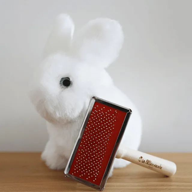 La Pelucherie Wardrobe Card Brush spazzola per peluche