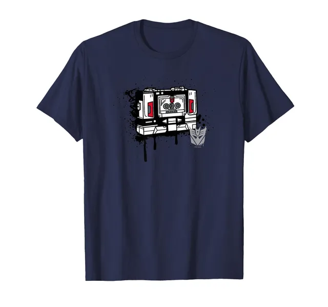 Transformers Soundwave Tape Cassette Maglietta graffiti