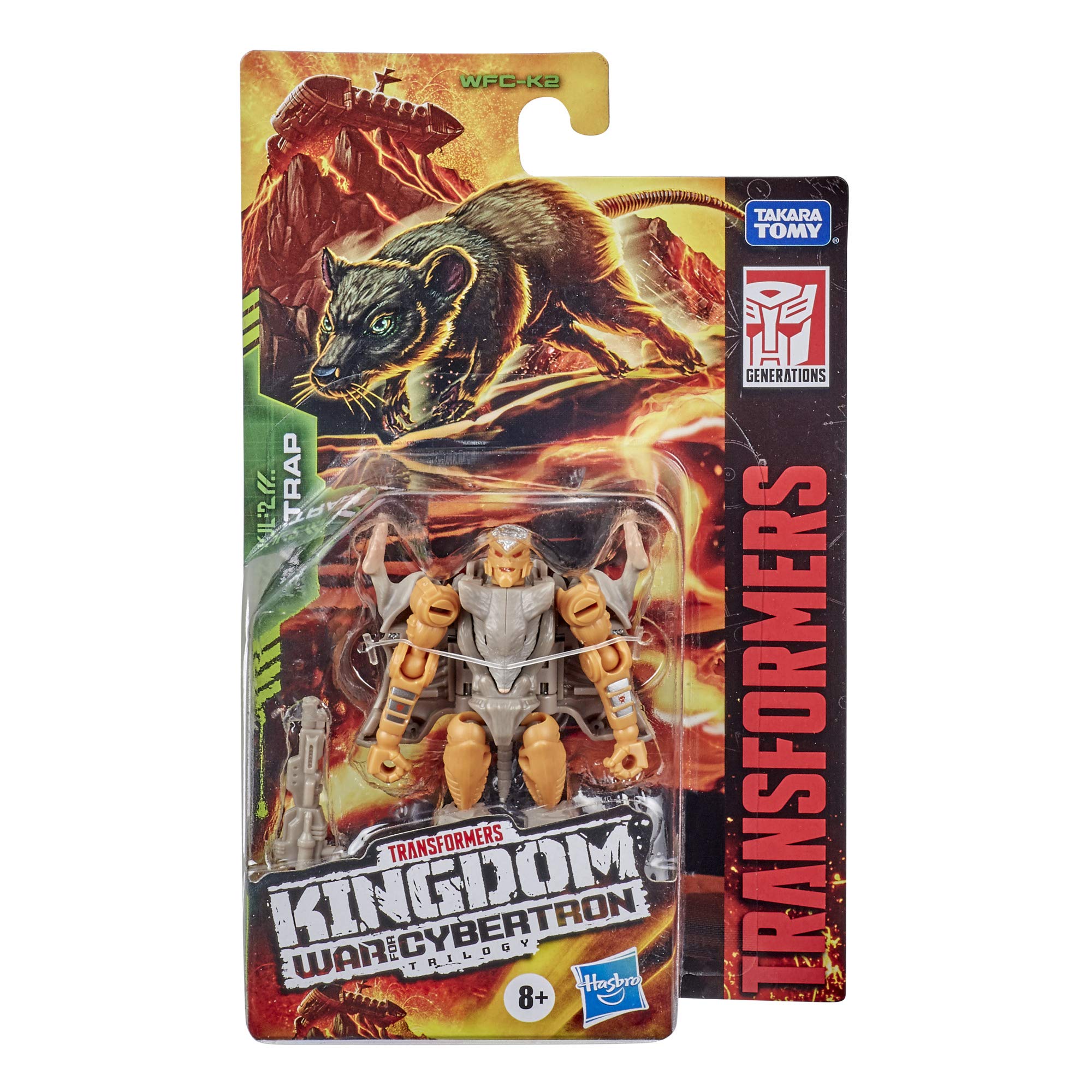 Transformers Kingdom WFC-K2 Rattrap action figure 8,5 cm topo