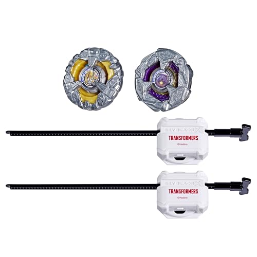 Transformers Beyblade X Bumblebee vs Shockwave trottole 2 pack