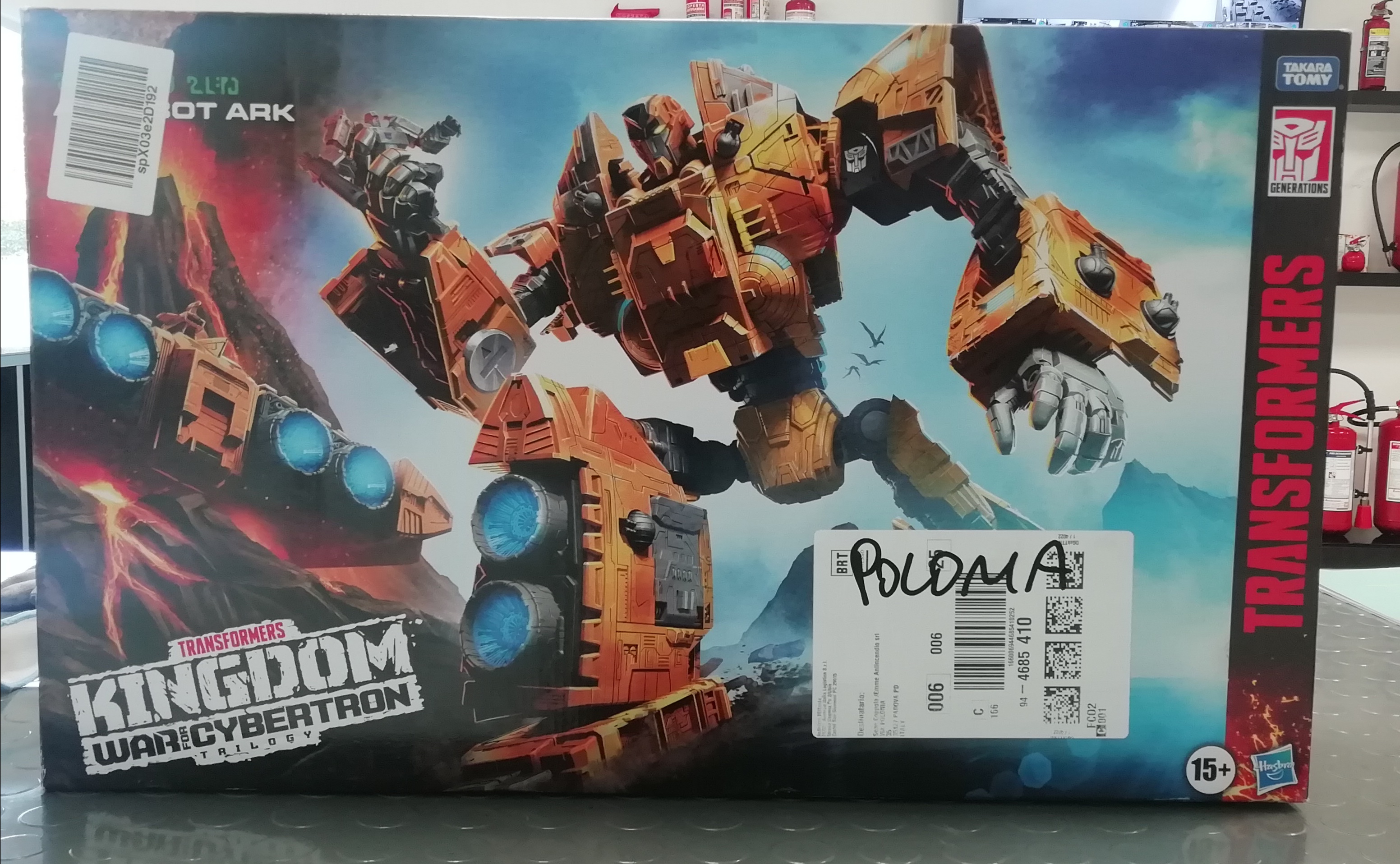 Transformers Kingdom Titan Autobot Ark WFC-K30 action figure 48 cm