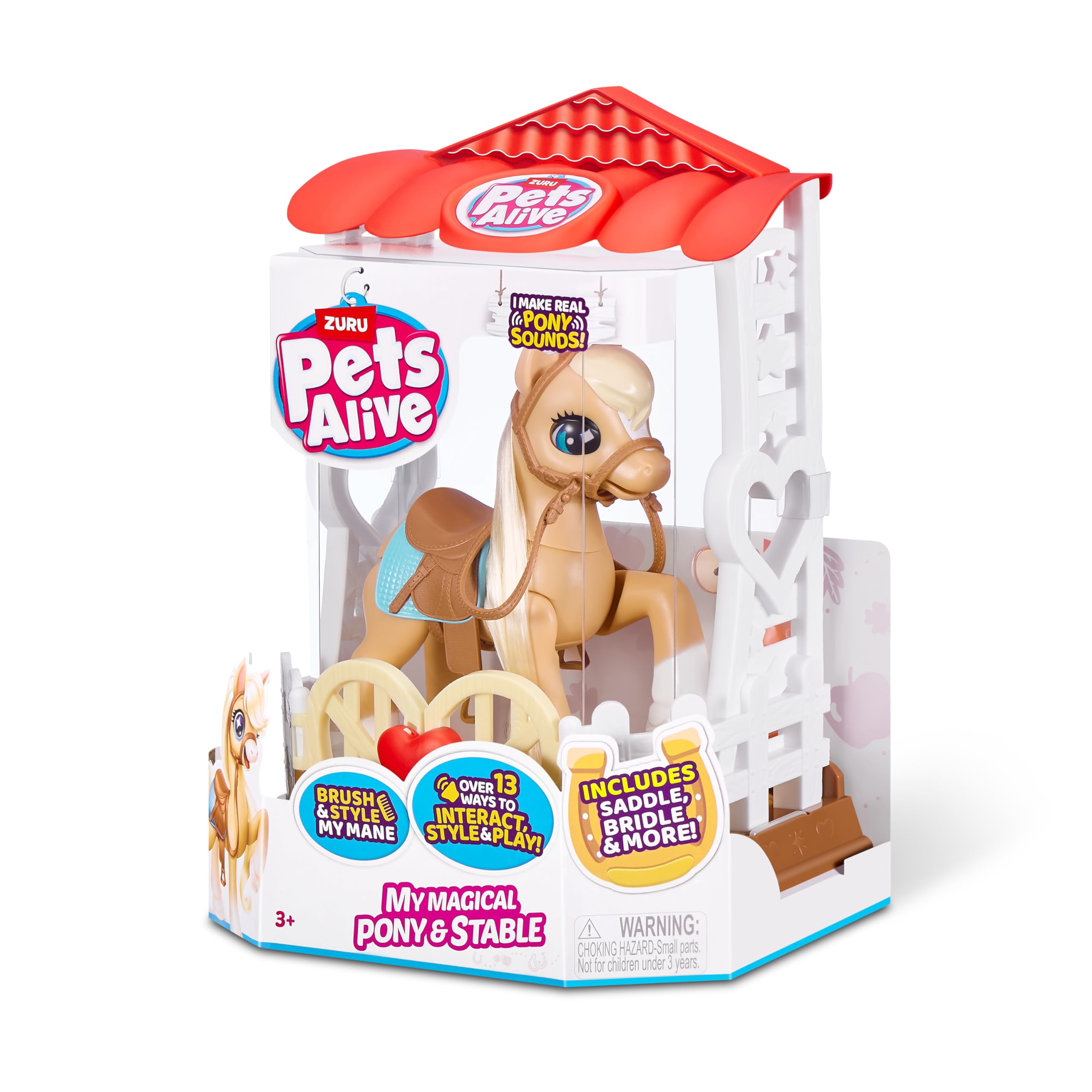 Pets Alive Robotic Pets My Magical Pony interattivo con scuderia