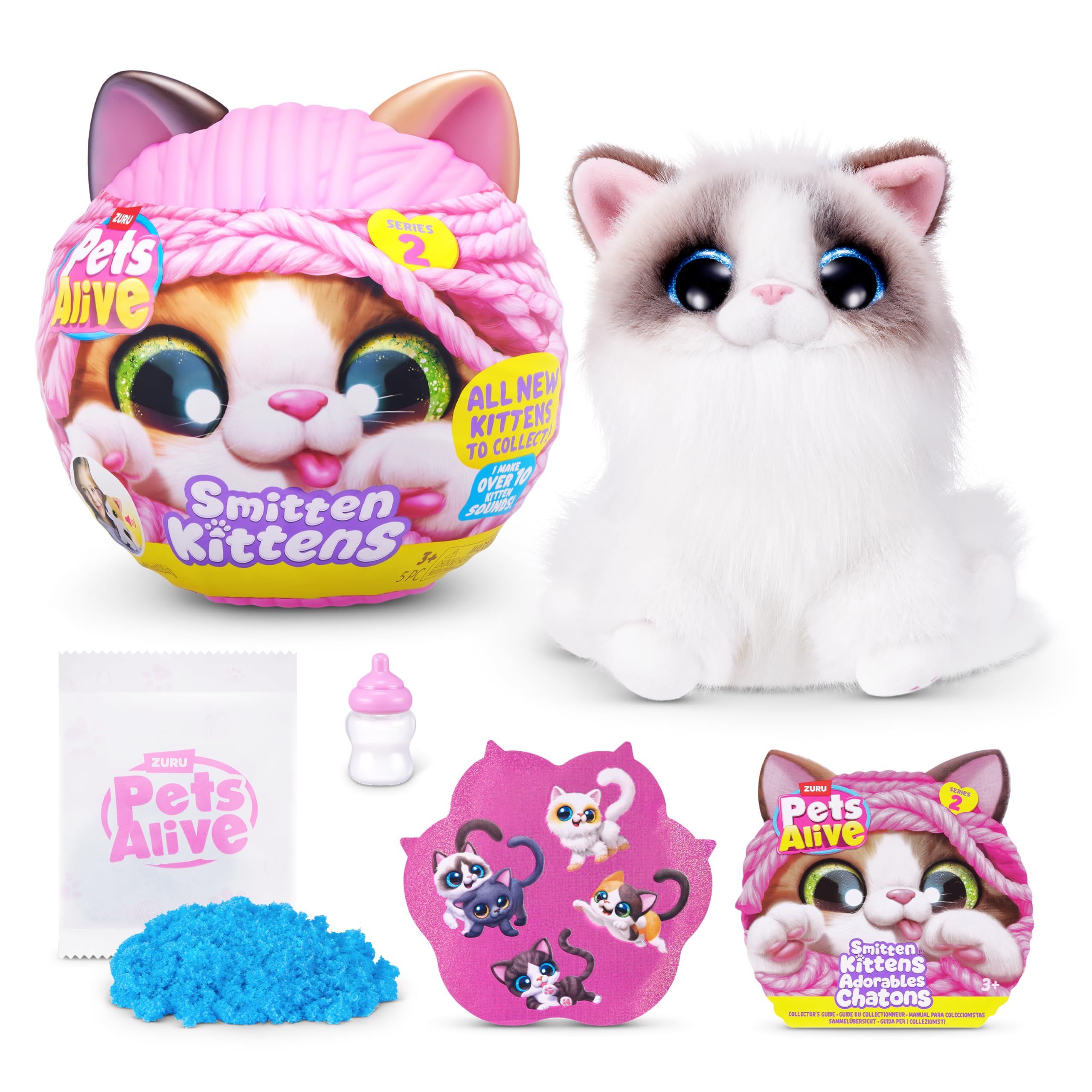 Pets Alive Smitten Kittens Ragdoll peluche interattivo 10 suoni