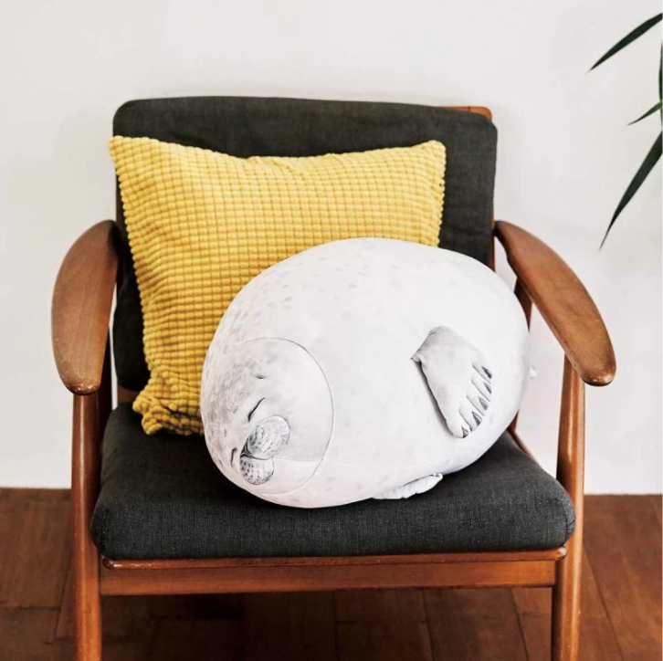 ToyalFriends Ocean Friends Foca Peluche 30cm Grigia Morbida
