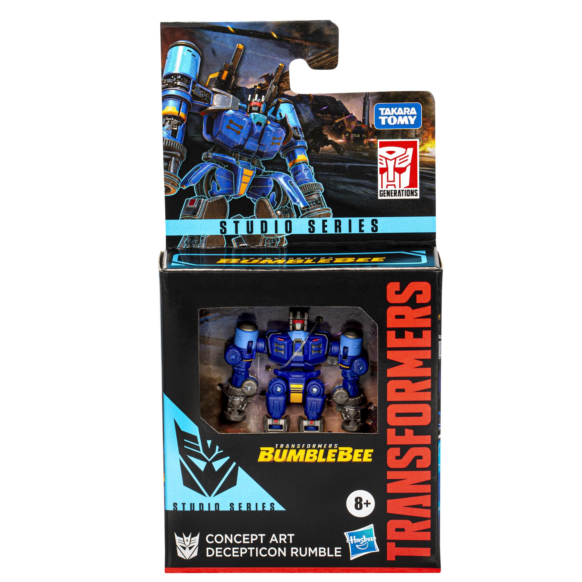 Transformers Studio Series Rumble action figure Core 8,5 cm cassetta