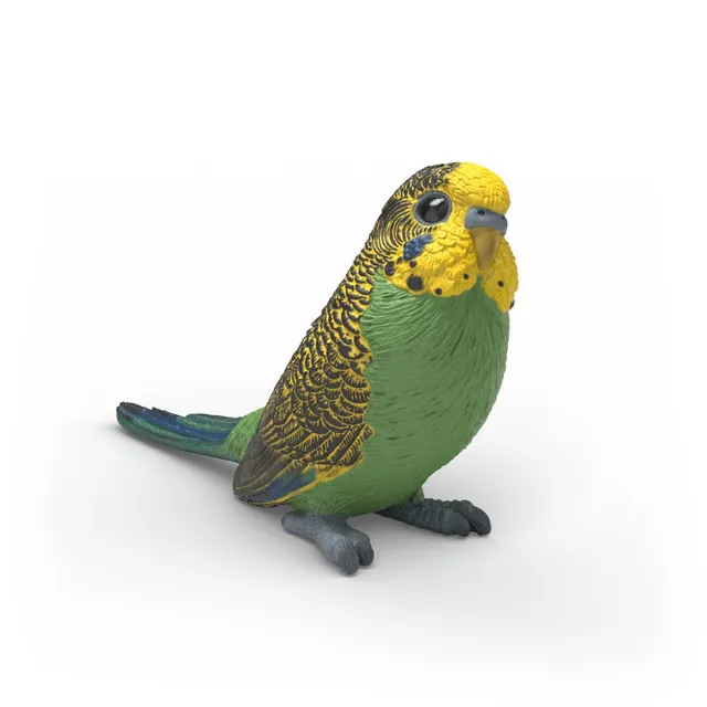 Schleich Wild Life Budgie action figure pappagallino verde