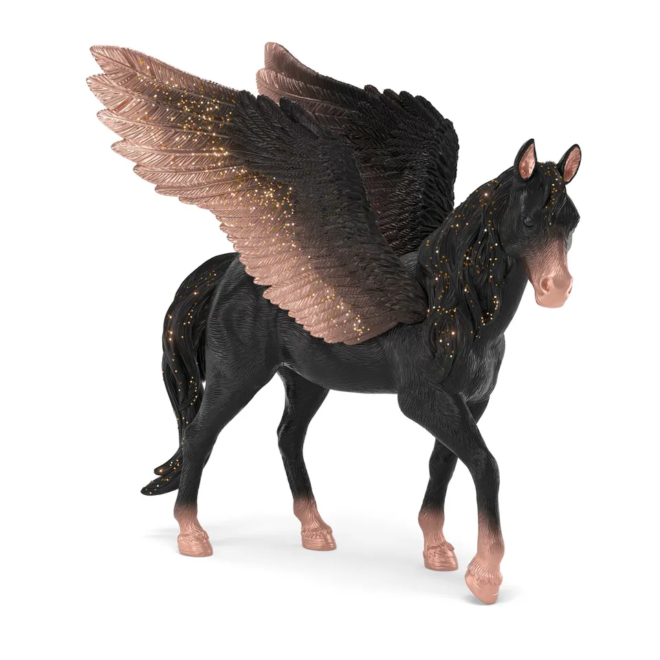 Schleich Bayala Pegaso Stardust Metallic Edition statuetta nero