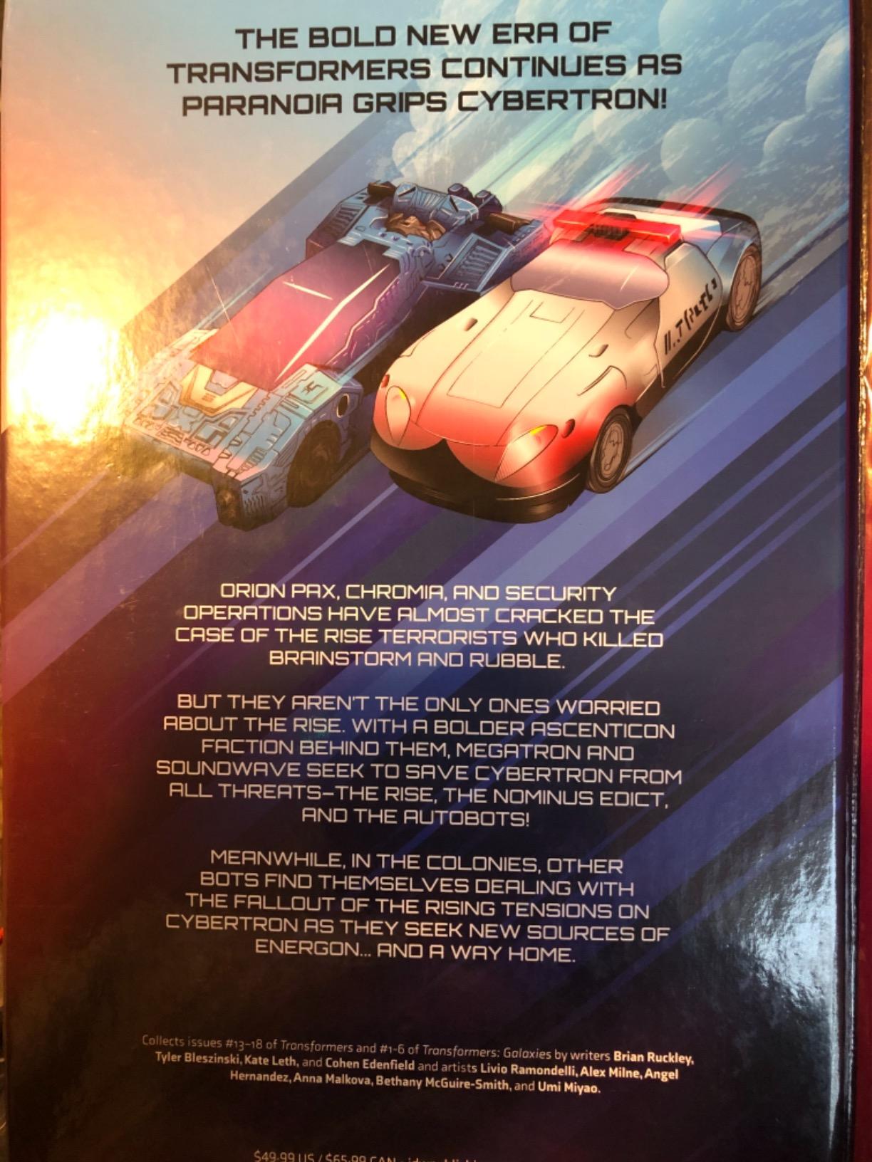 Transformers Vol. 2 The Change In Your Nature fumetto graphic novel