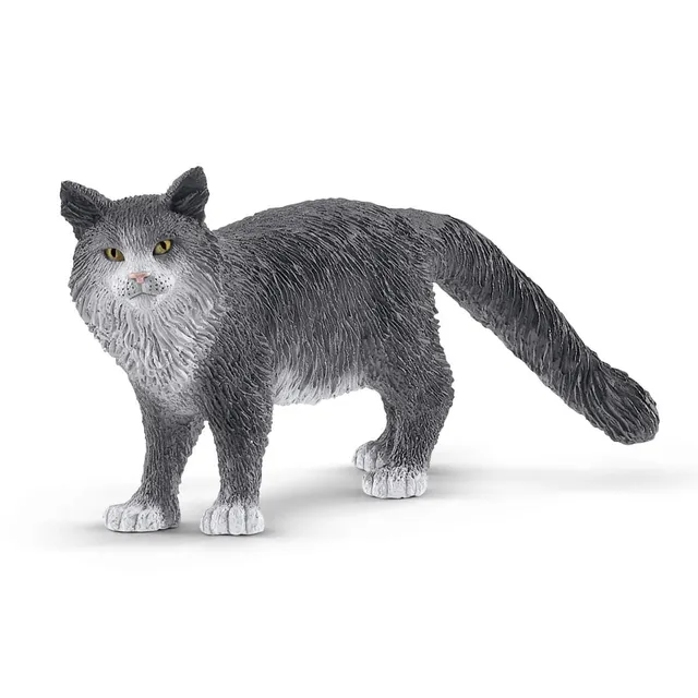 Schleich Farm World Gatto Maine Coon 13893 Giocattolo Animali