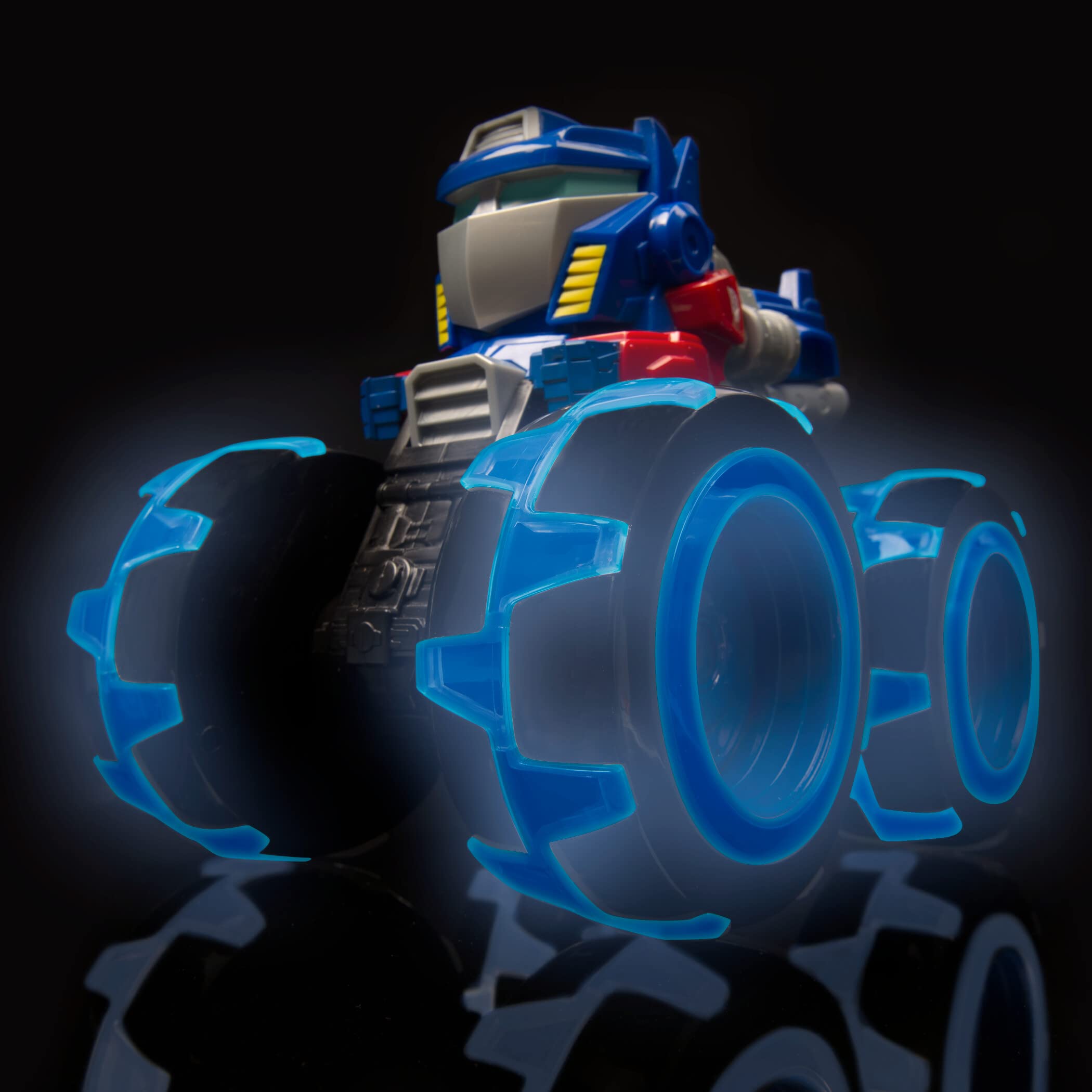 Transformers Optimus Prime Monster Treads monster truck luminoso 9 pollici