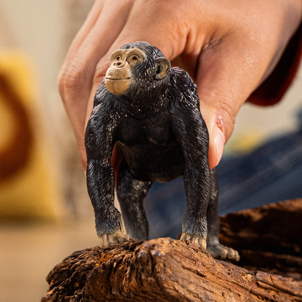 Schleich Wild Life Scimpanzé 14883 figura animale giungla