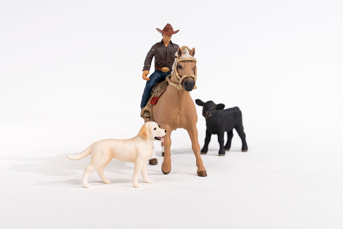 Schleich Horse Club 42578 Monta Americana action figure western