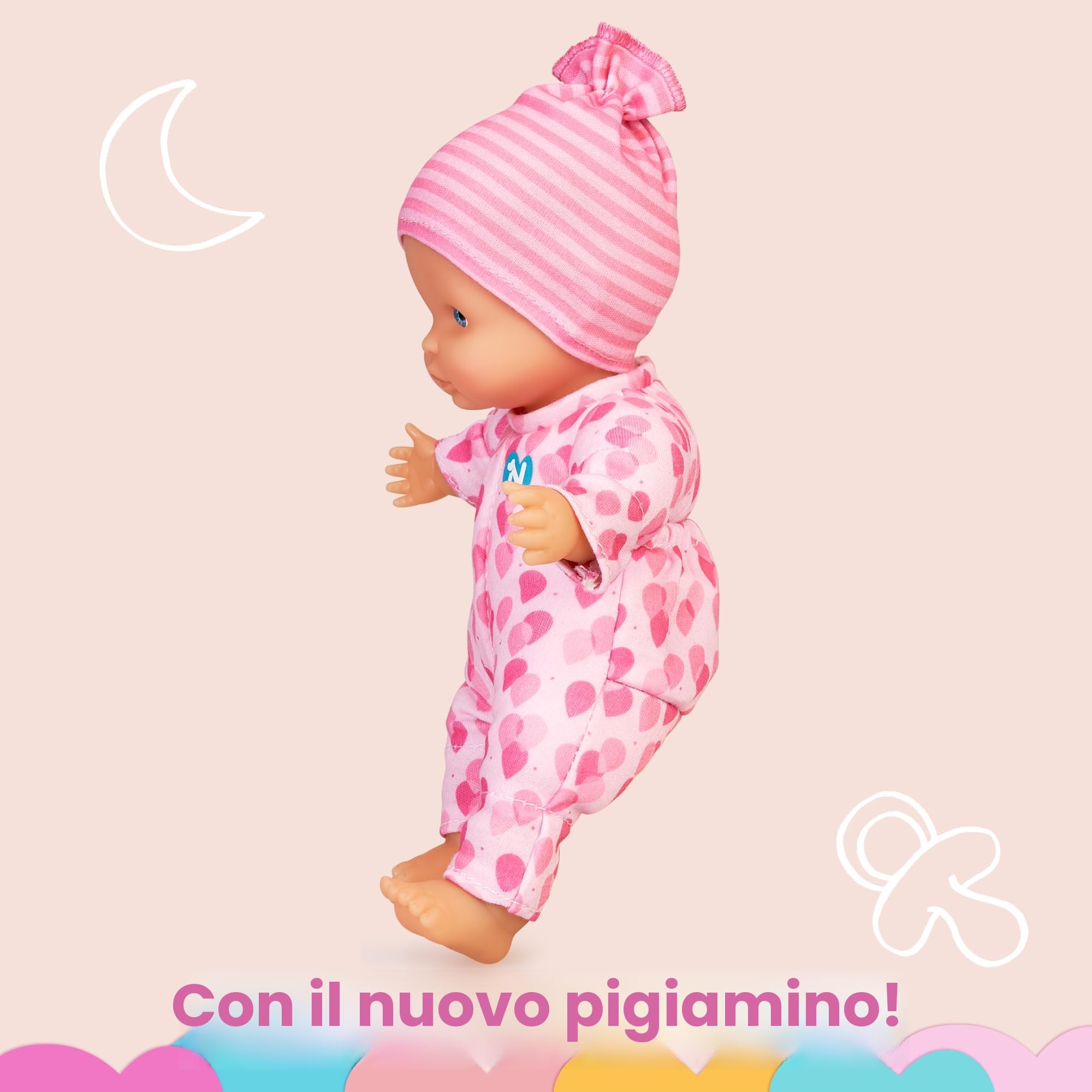 Nenuco Bambole NFNA9000 bambola morbida con suoni +10 mesi