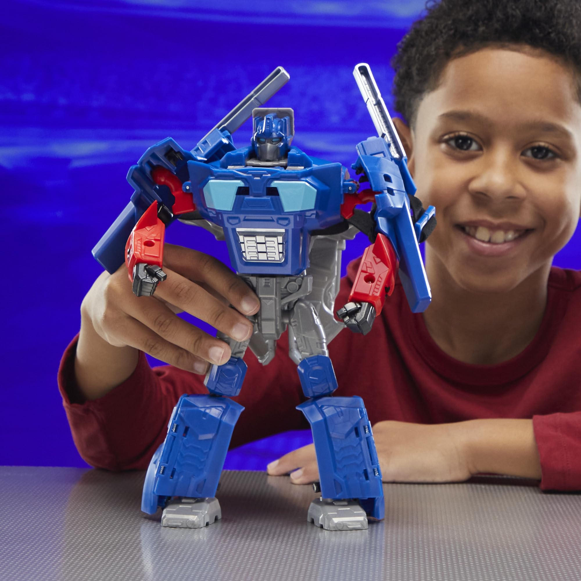 Transformers One Optimus Prime action figure maschera 25 cm