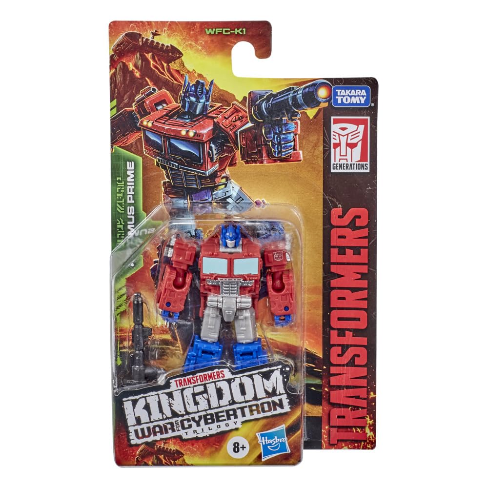 Transformers Kingdom WFC-K1 Optimus Prime action figure 8,5 cm camion