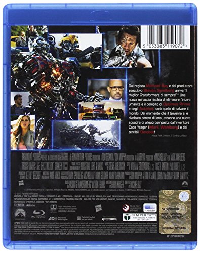 Transformers Movies L'Era dell'Estinzione Blu-ray disco singolo