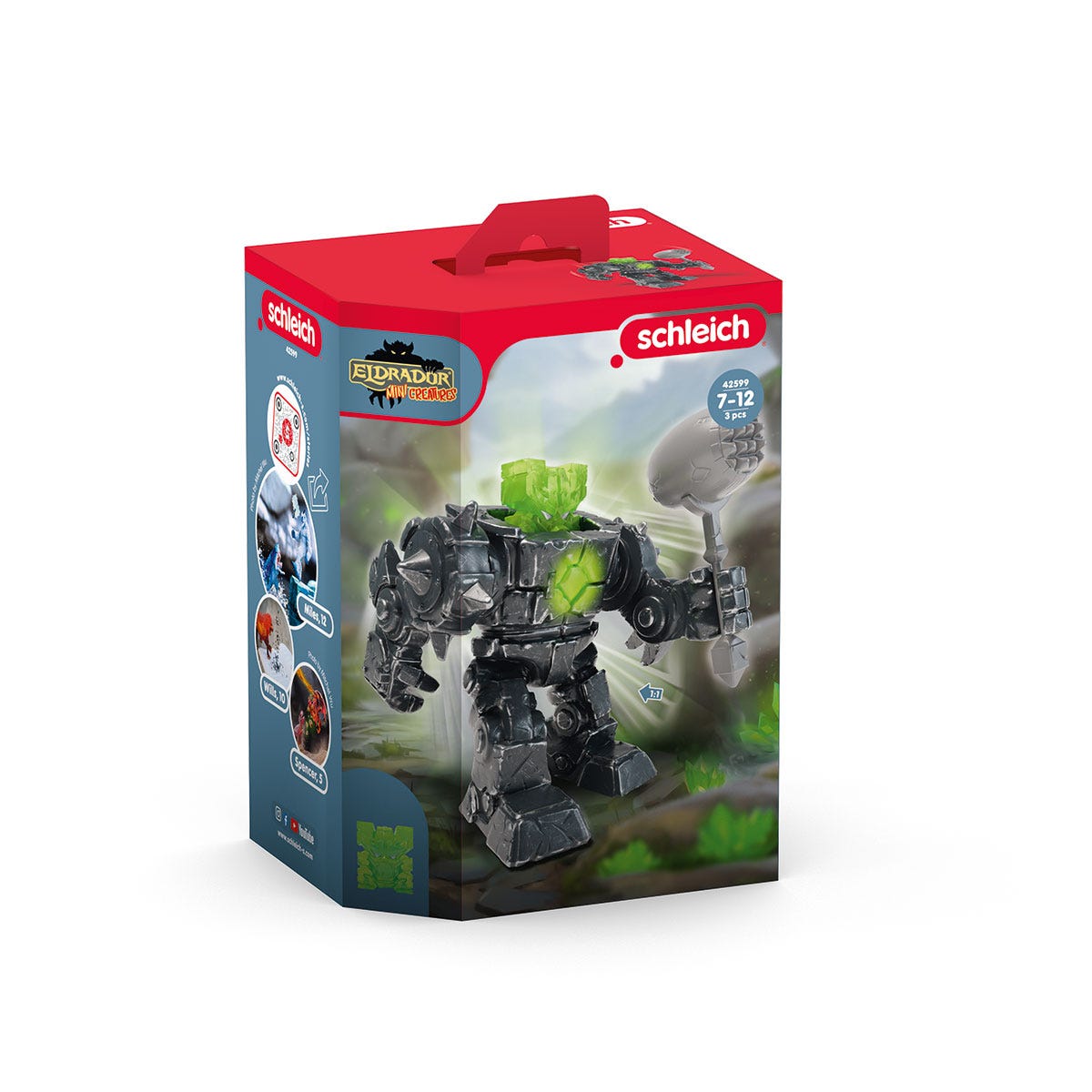 Schleich Eldrador 42599 Robot di Pietra Ombra Action Figure