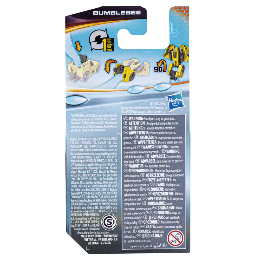 Transformers EarthSpark Tacticon Bumblebee robot 6 cm auto