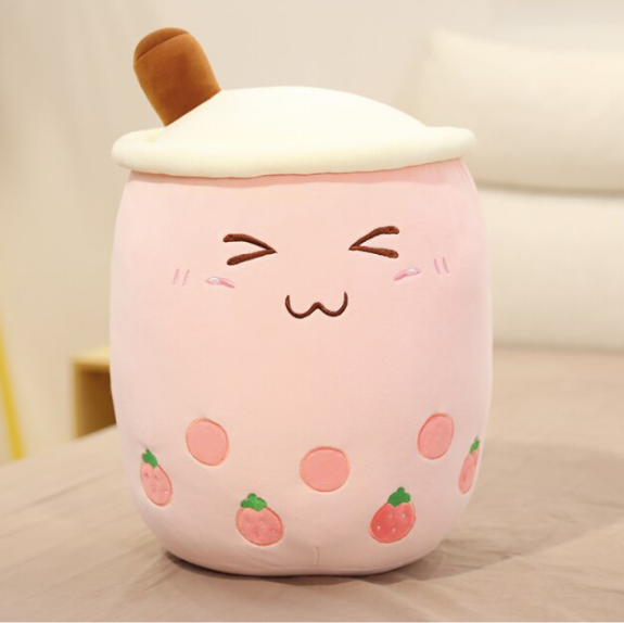 ToyalFriends Food Drinks Bubble Tea Peluche 25cm rosa morbido