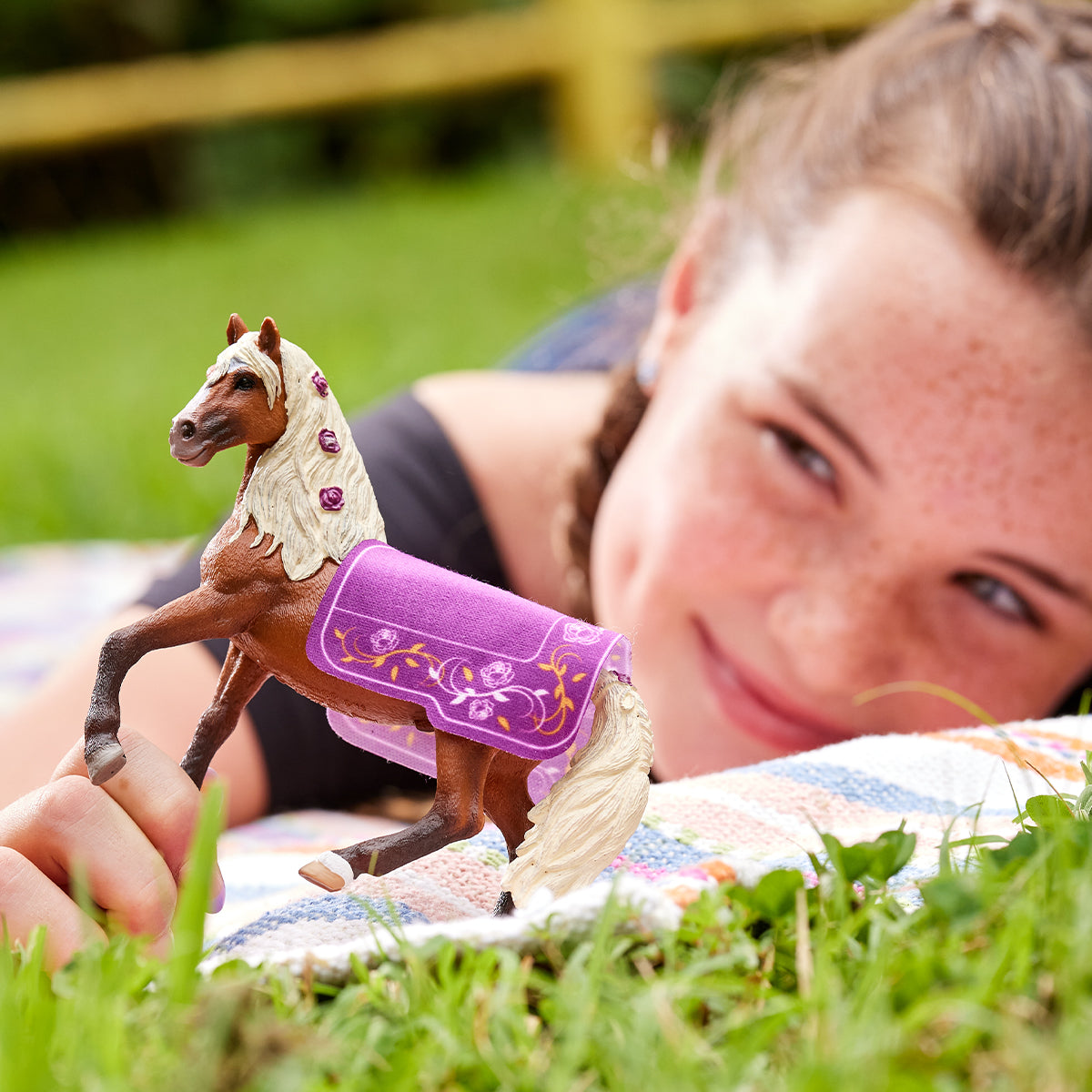 Schleich Horse Club 42468 Stallone Paso Fino cavallo spettacolo