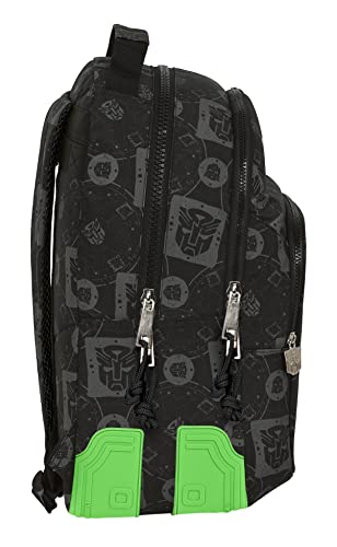 Transformers zaino scuola 32x15x42 cm nero Safta