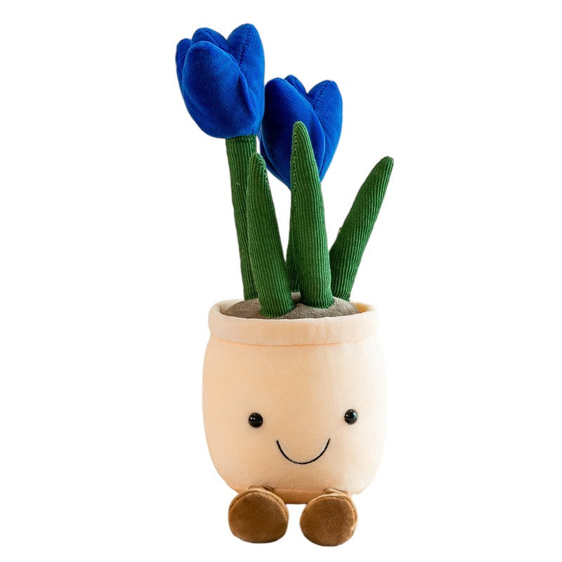 ToyalFriends Tulip peluche fiore 35 cm arancione morbido