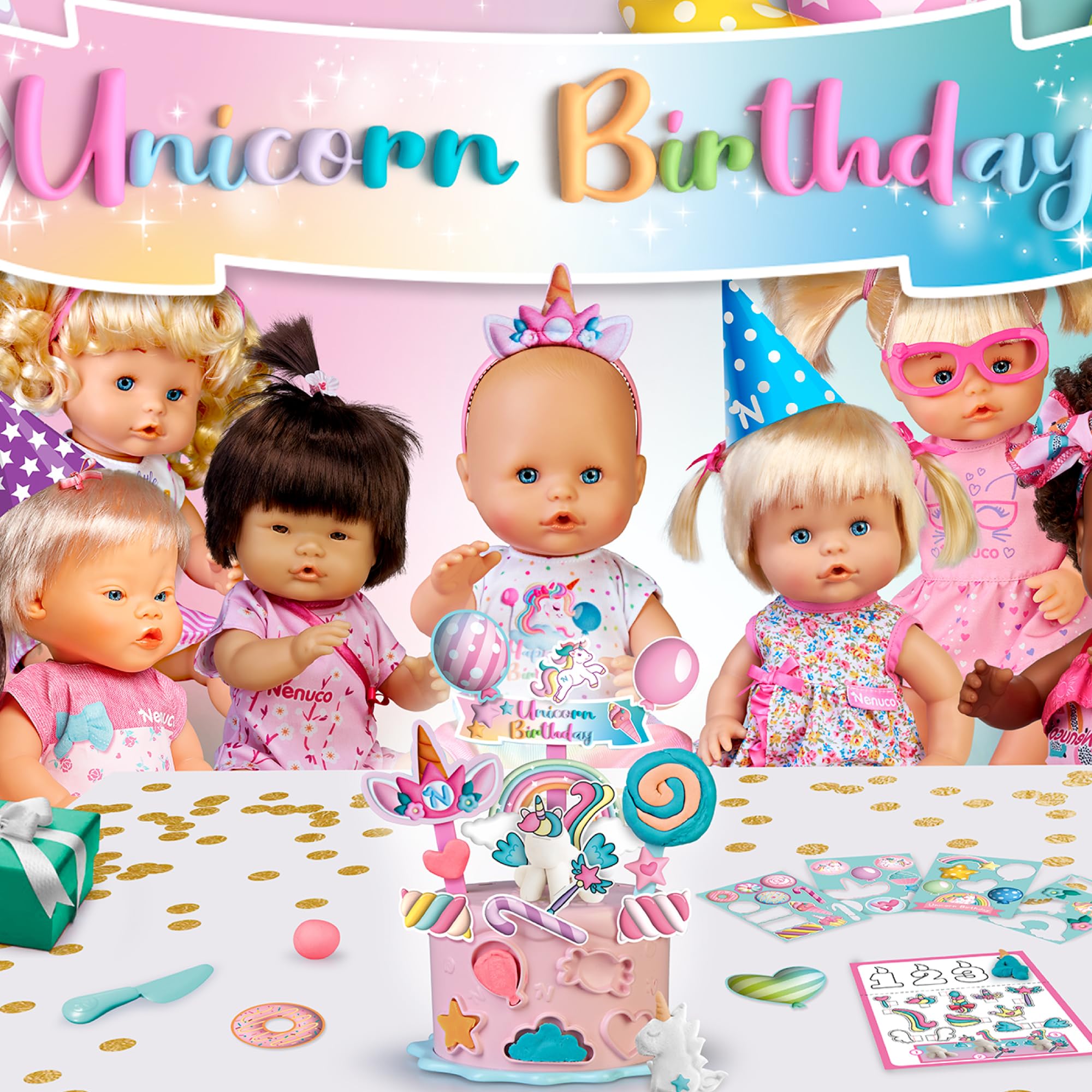 Nenuco Bambole compleanno bambola torta unicorno