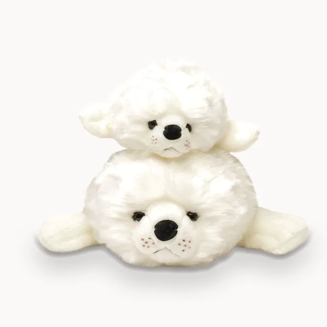 La Pelucherie Sea Arsène foca peluche 30 cm bianca