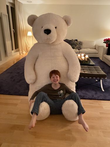 La Pelucherie The Big Ones Orso Gigante 200 cm Miele
