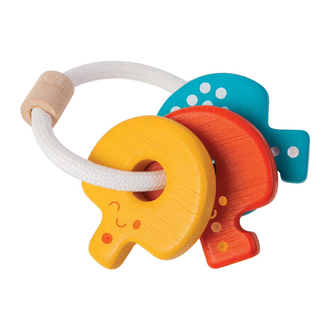Kreativa Wooden Rattles Rattle Keys sonaglio legno chiavi