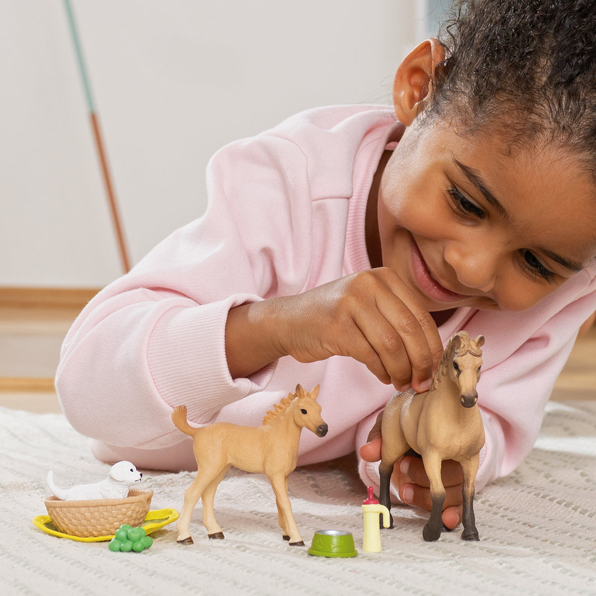 Schleich Horse Club 42432 playset Sarah cura puledro cucciolo