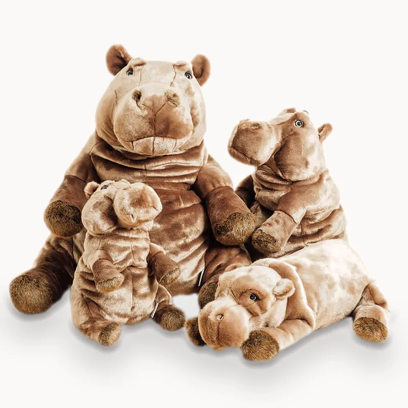 La Pelucherie Jungle Edgar ippopotamo peluche 40 cm