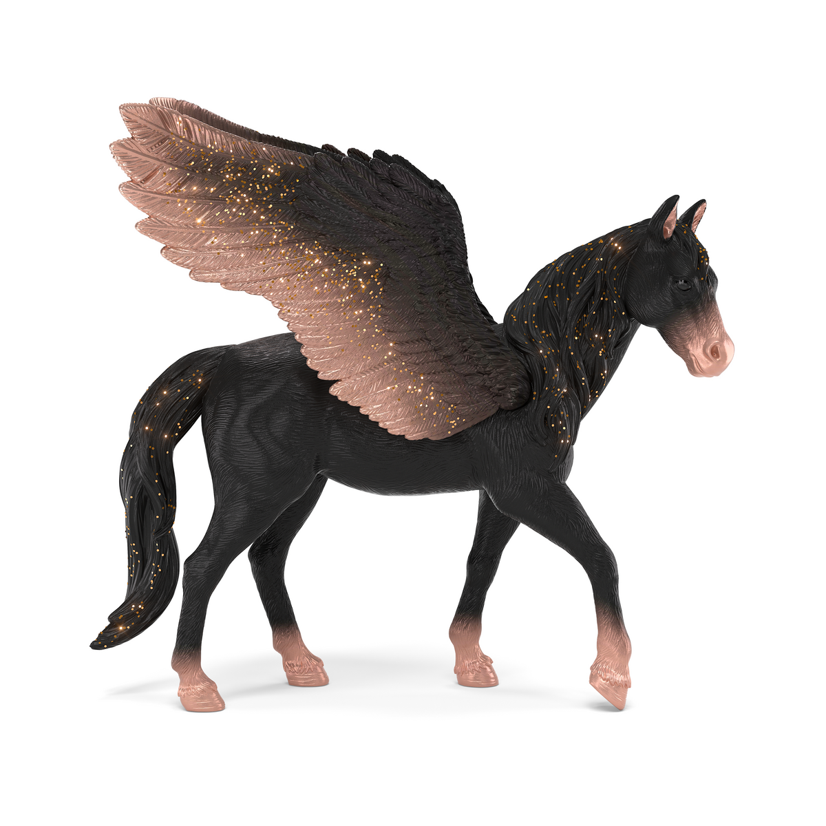 Schleich Bayala Pegaso Stardust Metallic Edition statuetta nero