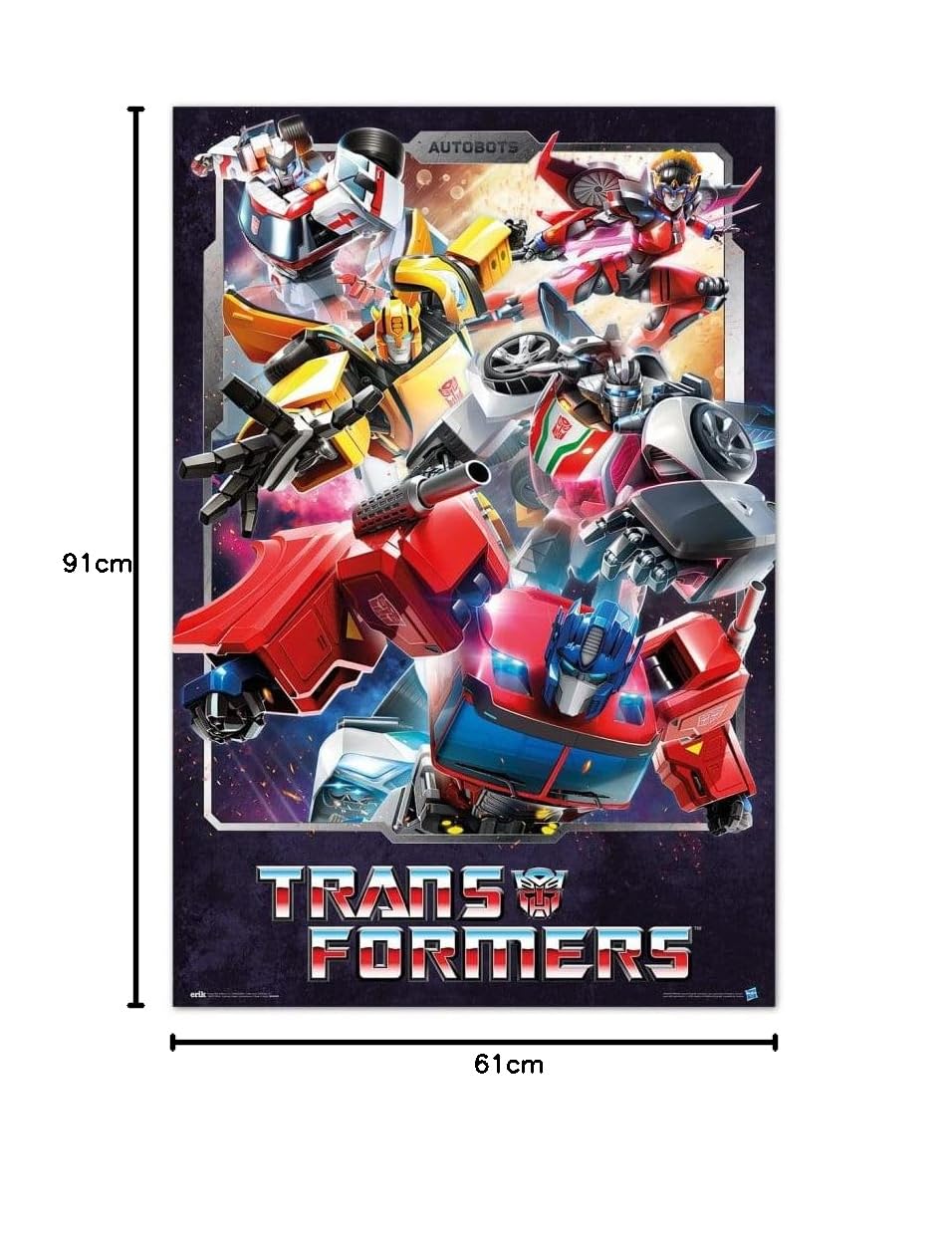 Transformers Poster Personaggi 61x91,5 cm Carta Lucida