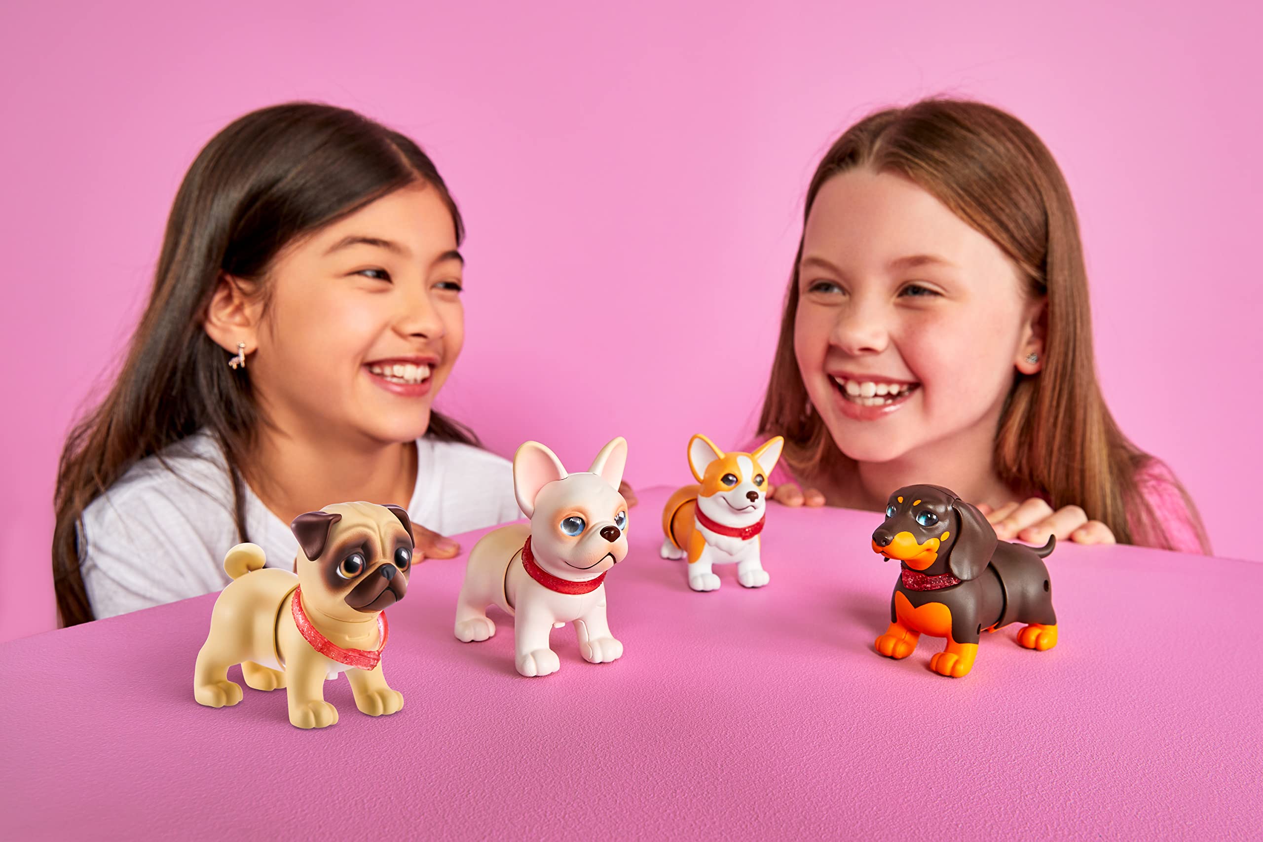 Pets Alive Shakin Pups Peluche Frenchie Bassotto Interattivo