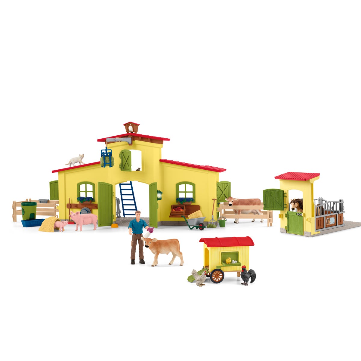 Schleich Horse Club 72224 Fattoria Giocattolo con Animali