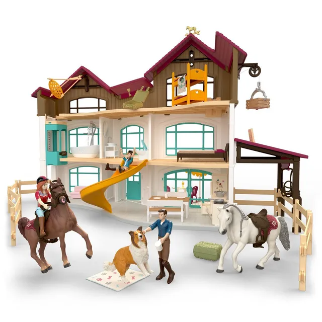 Schleich Horse Club Lakeside Villa playset maneggio con cavalli