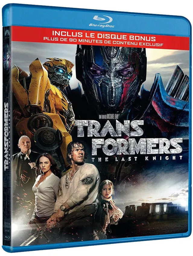 Transformers 5 The Last Knight film Blu-ray con bonus