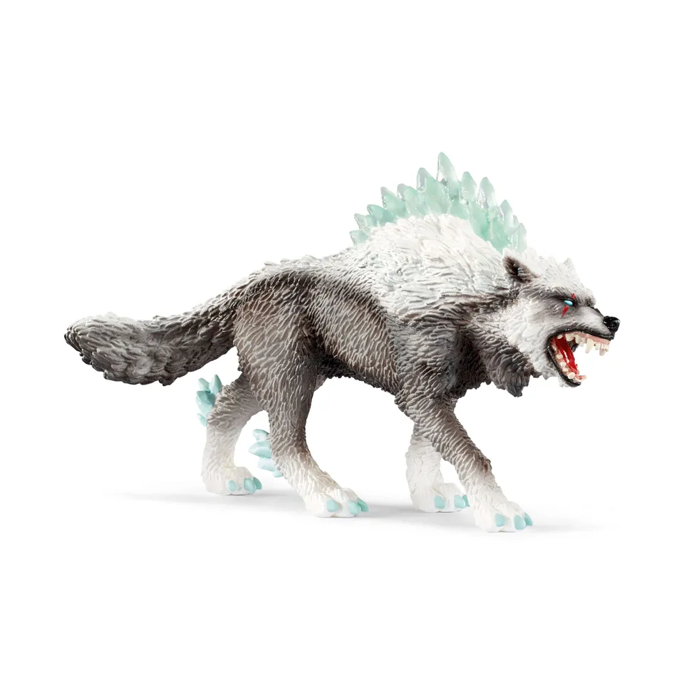 Schleich Eldrador Snow Wolf action figure lupo delle nevi