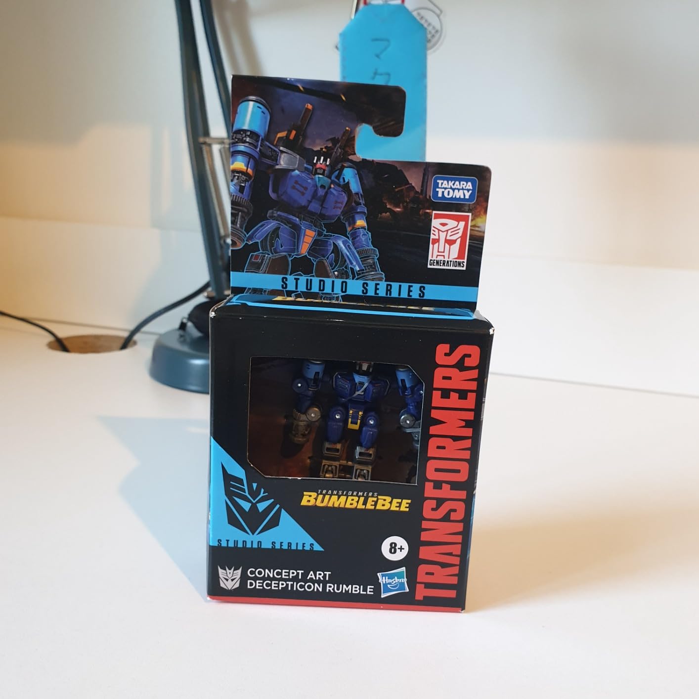 Transformers Studio Series Rumble action figure Core 8,5 cm cassetta