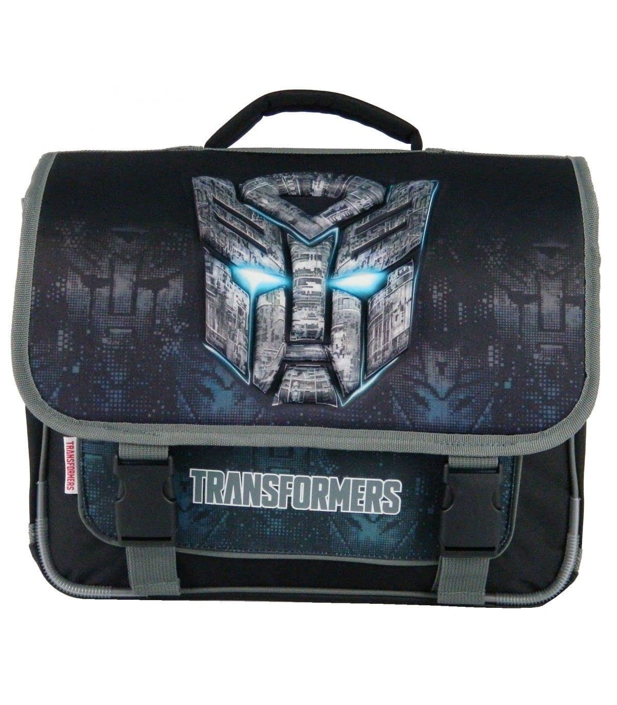 Transformers Zaino scuola 38 cm nero grigio 2 scomparti poliestere