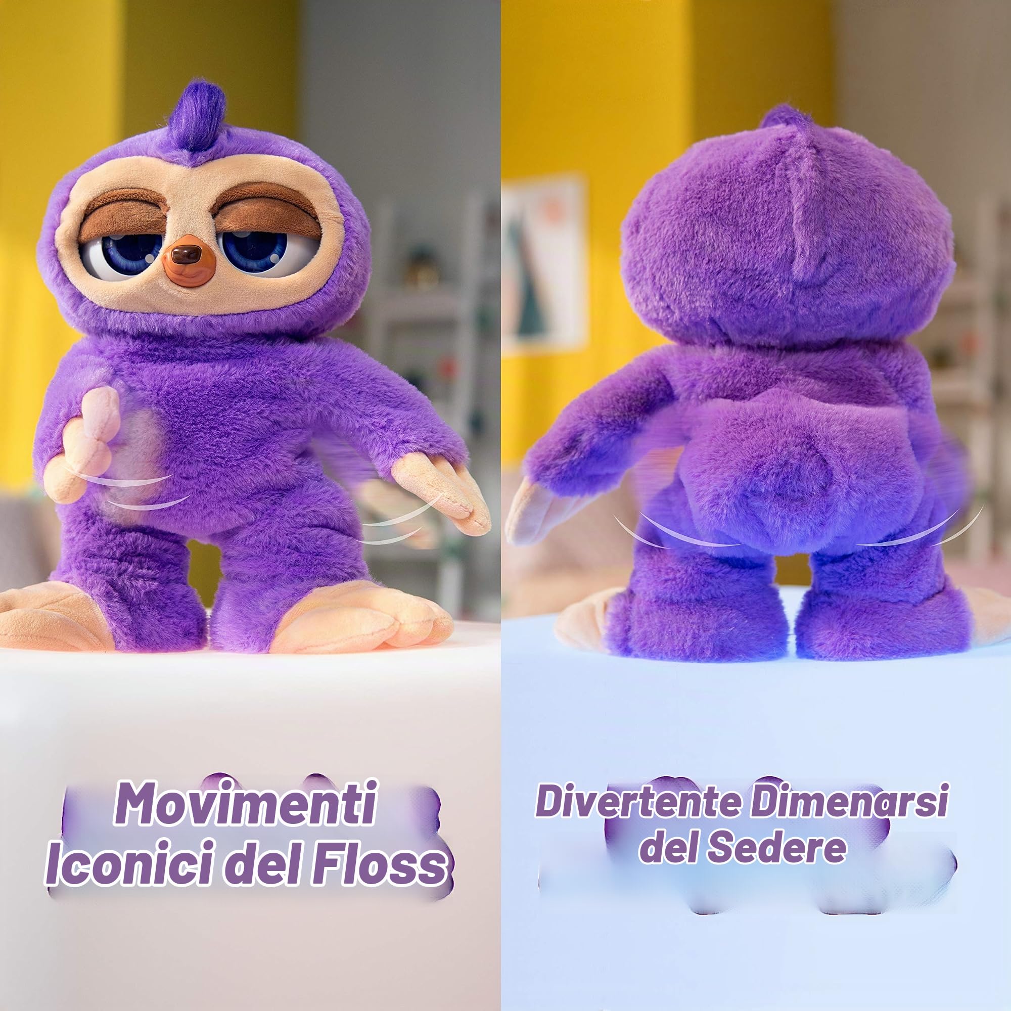 Pets Alive Fifi bradipo peluche interattivo ballerino 3 canzoni